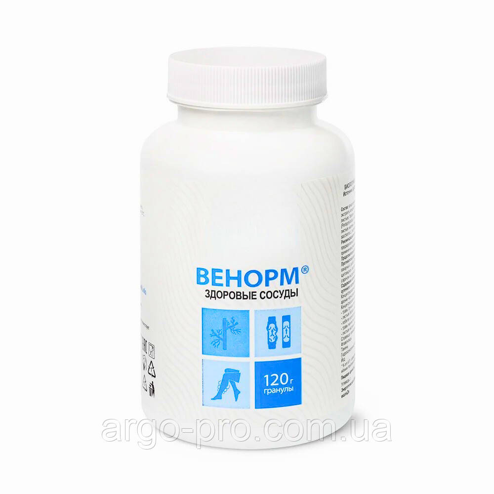 Венорм Арго (варикозне розширення вен, геморой, набряклість ніг, трофічні виразки, атеросклероз, видалення вен)