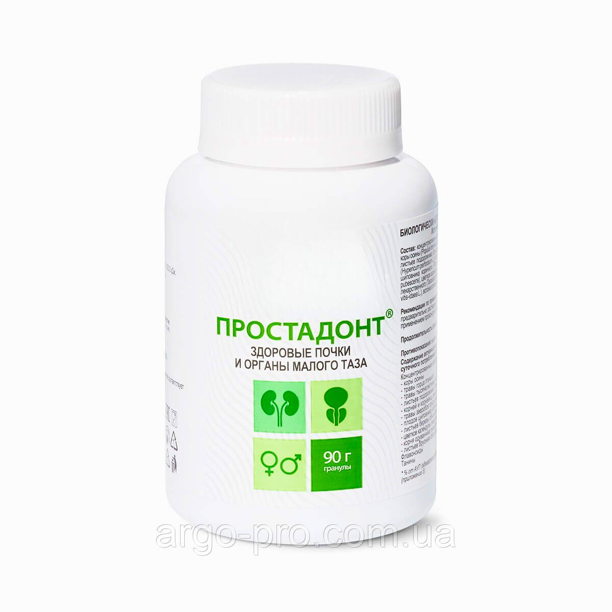 Простадонт Арго, для чоловіків, простатит, аденома простати, ерекція, потенція, запалення сечового міхура, нирок