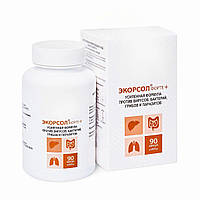 Экорсол Форте Капсули Арго, протипаразитарну, опісторхоз, для печінки, жовчного, очищення організму, алергія