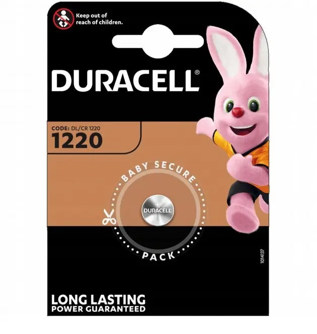 Батарейка DURACELL 1220 blister 1 - 1 штука в блістері (АРТ1983), фото 1