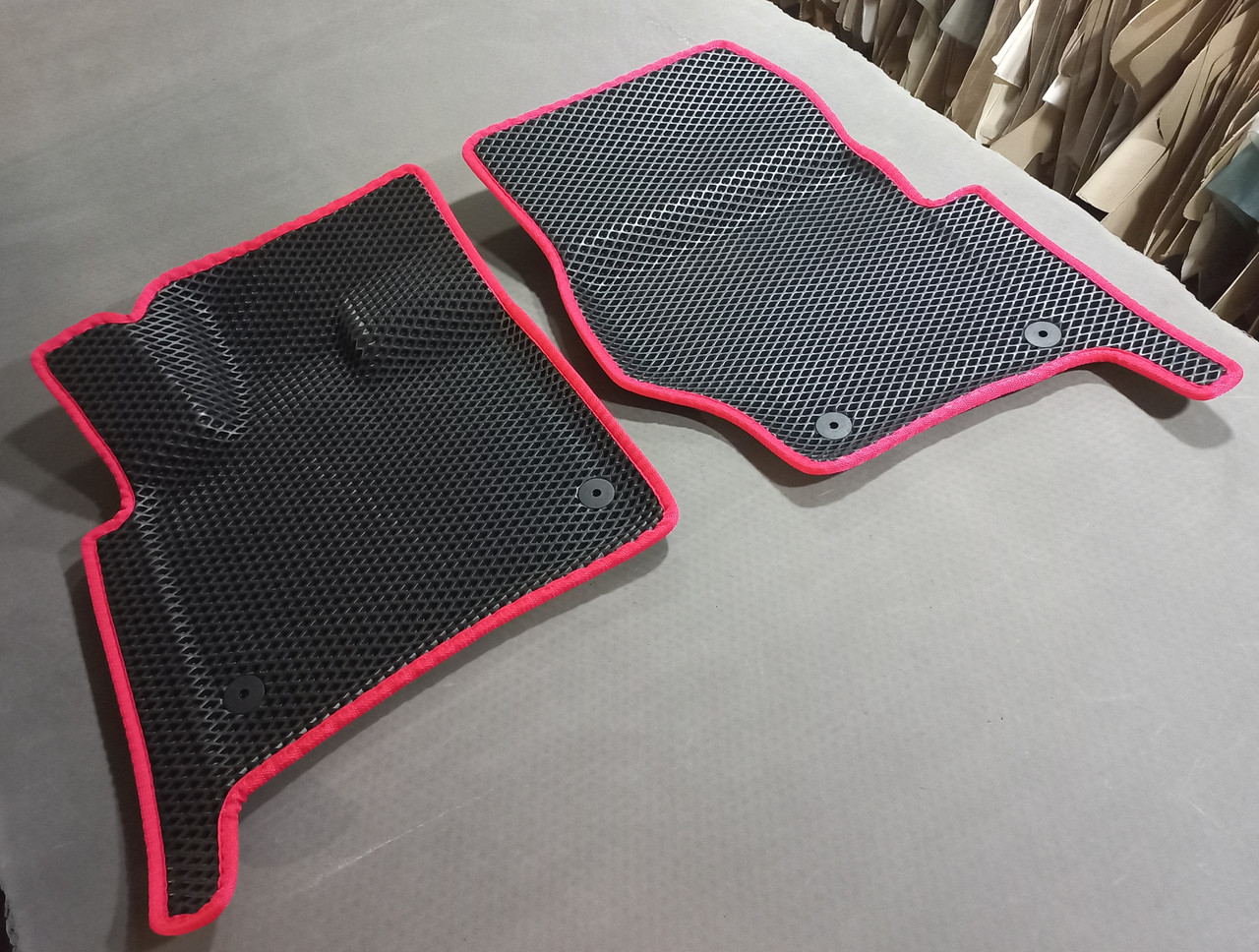 3D килимки EvaForma передні на Audi Q7 (4L) '05-15, 3D килимки EVA