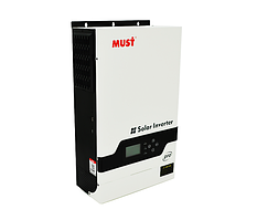 Сонячний інвертор 5200W 48V, 5 кВт, kW, 48В, MUST, гібридний, для сонячної станції