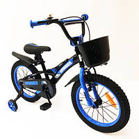 Взрослый велосипед с дополнительными колесами Hammer, Велосипед детский двухколесный с колесиками VI-46