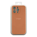 Чохол Silicone Case Full Size with Frame для iPhone 14 Pro Max Колір 60.Crem Yellow, фото 5