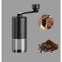Кавомолка для кавових зерен механічна, 17×6×19 см, LY-941 / Млин для кави / Ручна кавомолка