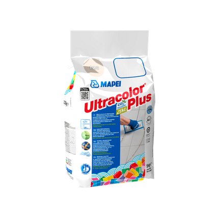 Затирка MAPEI Ultracolor Plus 112 для швів (сіра), 2 кг, фото 1