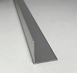 Кутник алюмінієвий 25*25*1 рівнополичний (рівносторонній) 3,0 м срібло анод, фото 4