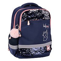 Рюкзак для девочки школьный YES рюкзак школьный с ортопедической спинкой Be Like a Cat рюкзаки школьные для 5 класса