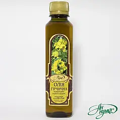 Аннушка МАСЛО Горчичное, Олія гірчична нерафінована першого віджиму, нетто 250 ± 9 мл.пластик