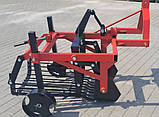 Картоплекопалка грохотна посилена 68 кг. Захоплення 0,45м. для мінітрактора на 3х точку., фото 2