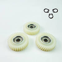 Шестерня планетарного редуктора 35 зубів, косі зуби, підшипник 7.94 мм, електровелосипед