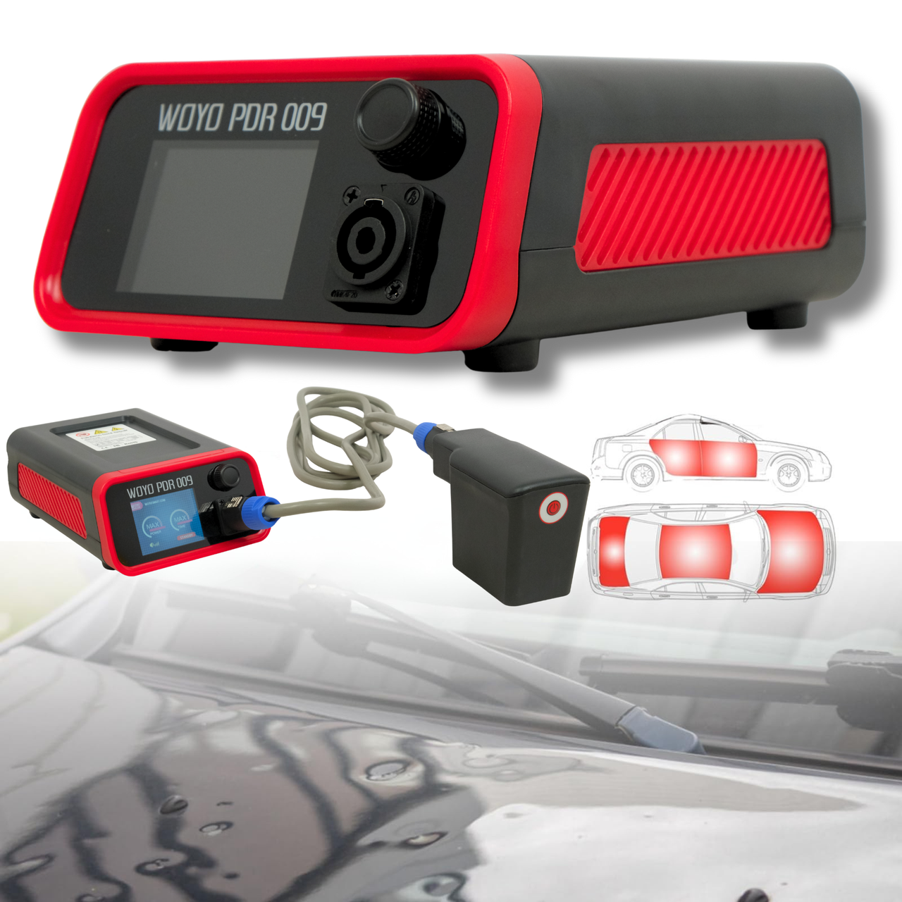 Індукційний нагрівач Woyo PDR-009 (алюміній) видалення вм'ятин (1500W), фото 1