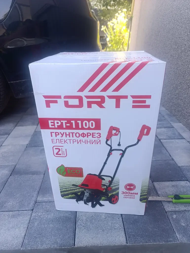Культиватор електричний Forte ЕРТ-1100, фото 1