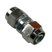 Аварійне з'єднання метал розбірний прямий 12x12 PVC