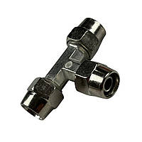 Аварійне з'єднання метал розбірний трійник 10x10x10 MPUT collapsible