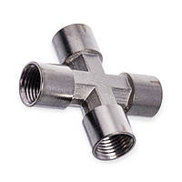 Хрестове з внутрішнім різьбленням 1/4" з'єднання