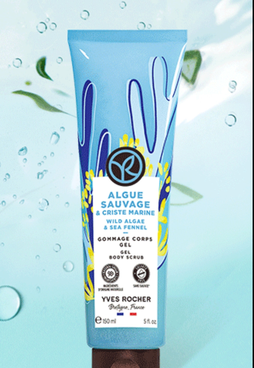 Скраб для тіла Морські водорості Yves Rocher 150 мл, фото 1
