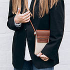 Мінісумка чохол для телефона, панч Grande Pelle 70374323 комбінована, фото 2