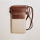 Мінісумка чохол для телефона, панч Grande Pelle 70374323 комбінована, фото 4