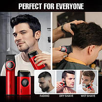 Комплект VGR 2 в 1 V-977&V-377 RED, тример і шейвер, фото 5