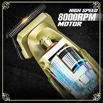 Тример V-265, 4 насадки, 1600 mAh, 8000 RPM, LED display, фото 2