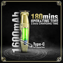 Тример V-265, 4 насадки, 1600 mAh, 8000 RPM, LED display, фото 3
