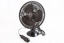 Вентилятор в прикурювач пластм. 12В 5" "Elegant" на присосці