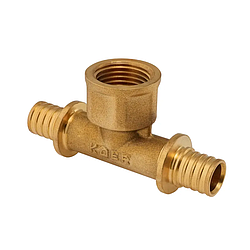 Тройник переходный с ВР Koer KA.T16-06F-16 - 16(2.2mm) x 1/2"F x 16(2.2mm) (KR4894)