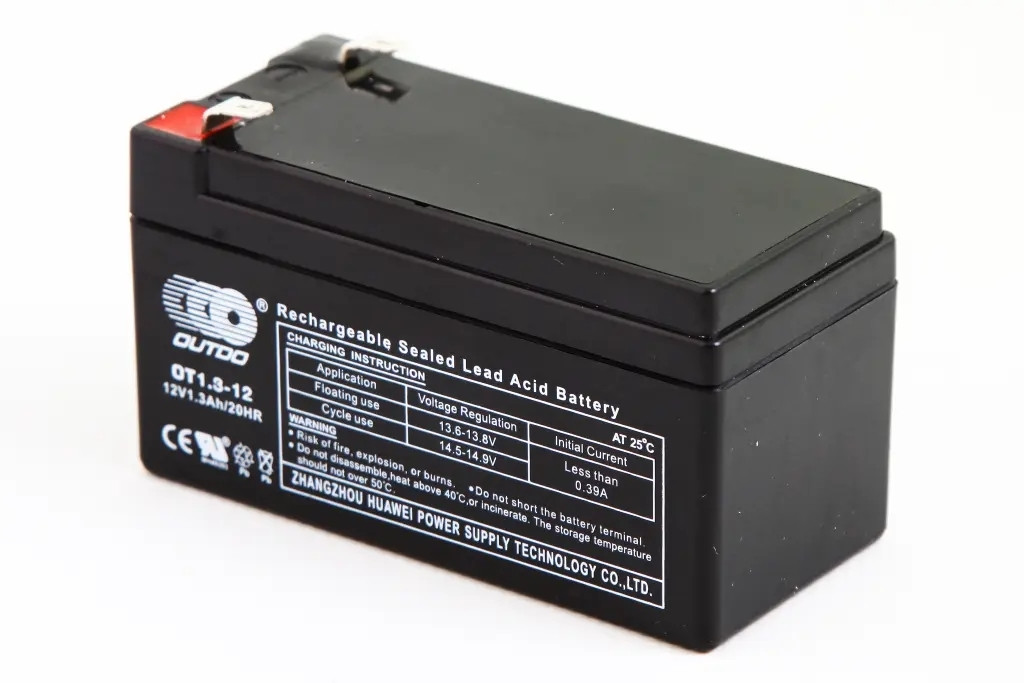 Акумулятор для ДБЖ 12В 1.3 Ач "Outdo" (гарантія 1 рік з дати продажу), фото 1