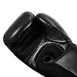 Боксерські рукавиці TITLE Vegan, Чорні, 16 унцій (454г.) для спортсменів 90-100 кг. + капа, фото 8