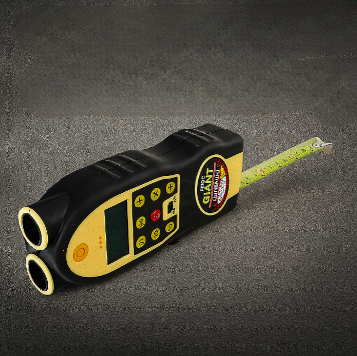 Далекомір ультразвуковий Giant CR-UM18 з лазером, рулеткою 5 м, термометром і вбудованим рівнем