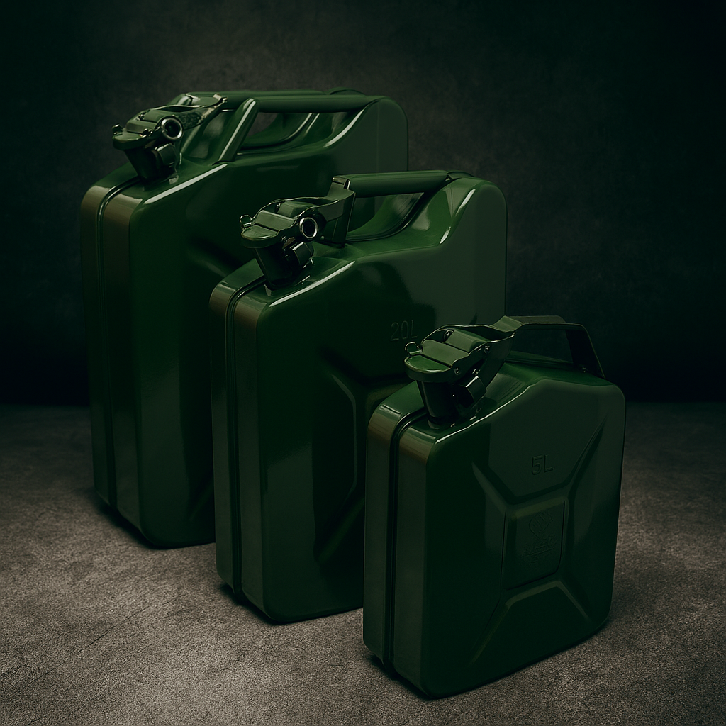 Каністра металева 20 л вертикальна GELG для бензину, дизпалива, з байонетною кришкою, TÜV/UN, фото 1