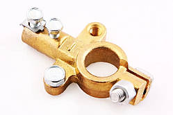 Клема АКБ латунна Євро "-"