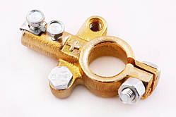 Клема АКБ латунна Євро "+"