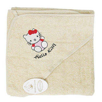 Рушник дитячий 100x100см махра з куточком 3627_gul_u_(14) G-Rich