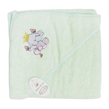 Рушник дитячий 100x100 махра з куточком 3627_gul_u_(11) G-Rich