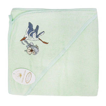 Рушник дитячий 100x100см махра з куточком 3627_gul_u_(9) G-Rich