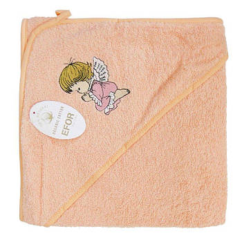 Рушник дитячий 100x100см махра з куточком 3627_gul_u_(7) G-Rich