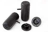 Подушка надувна в пружину 85*200 мм 0.8-2 бар (2 шт., 2 підставки, штуцер збоку)