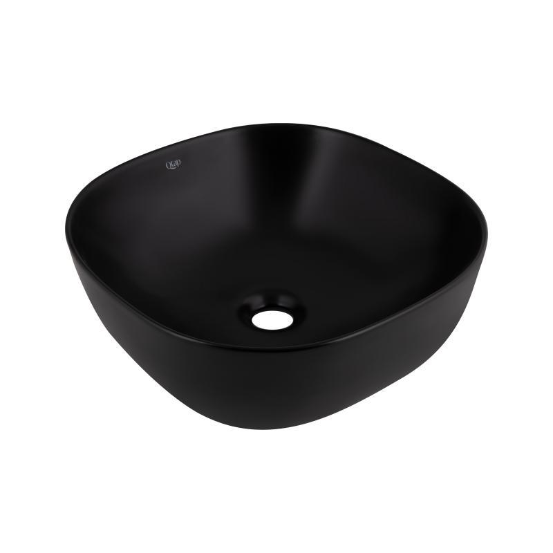 Раковина-чаша Qtap Kolibri 400x400x140 Matt black QT10112144MBMBN, фото 1