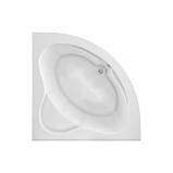 Ванна акрилова кутова Alpina 150х150х55 см з ніжками та передньою панеллю, фото 3