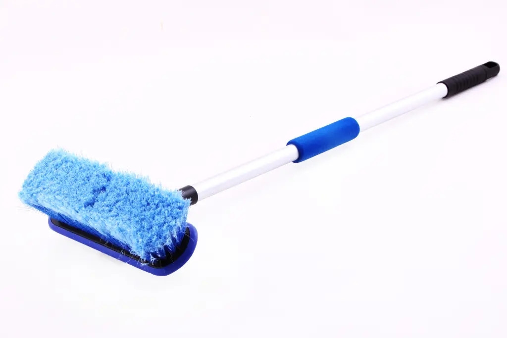 Щітка під шланг ручка телескоп. 78-130см "Vitol" со щеткой 8", фото 1