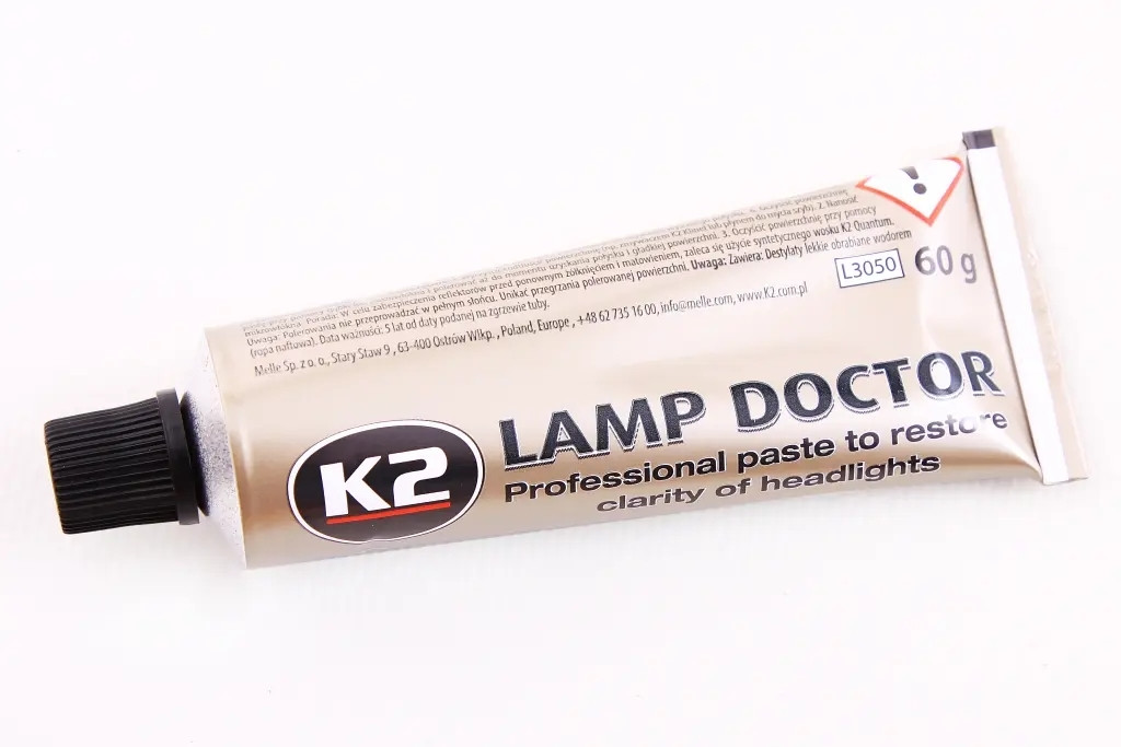 Полірол фар "K2" Lamp Doсtor паста 60г, фото 1