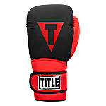 Боксерські рукавиці TITLE Boxing Guts and Glory Black/Red XL 16oz, фото 6