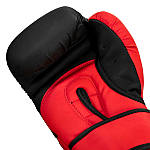 Боксерські рукавиці TITLE Boxing Guts and Glory Black/Red XL 16oz, фото 8