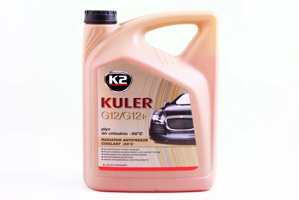 Рідина охолоджуюча антифриз червоний -35° "K2" Kuler 5л, фото 1