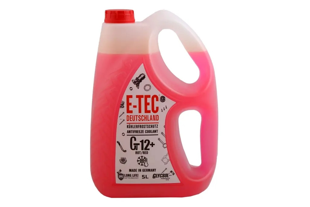 Рідина охолоджуюча антифриз червоний -38° "E-Tec" 5.38 кг, фото 1