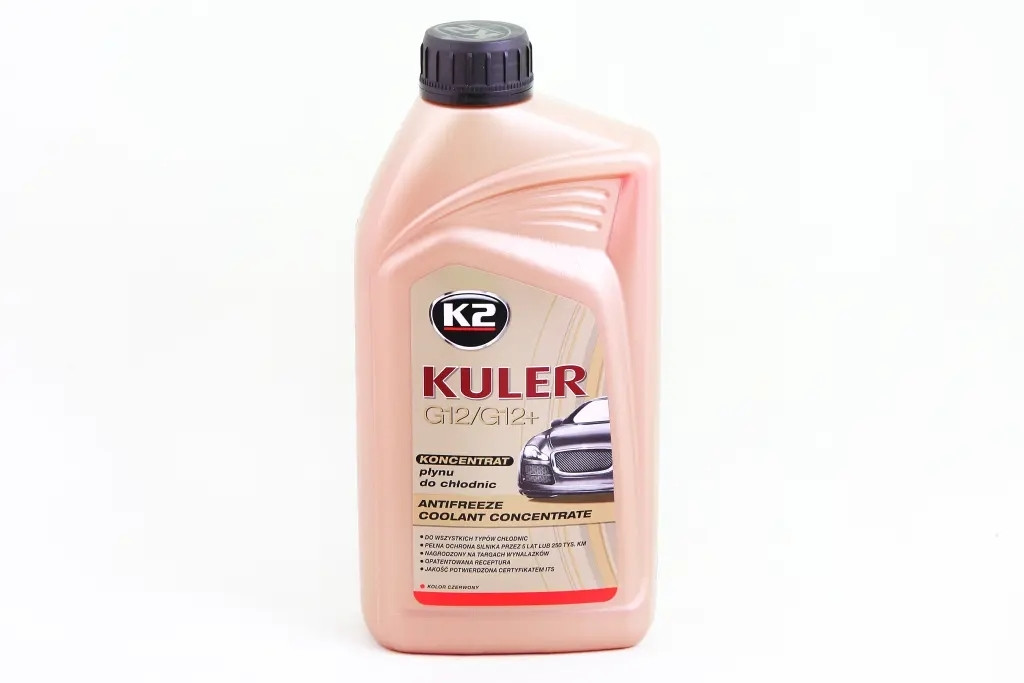 Рідина охолоджуюча антифриз червоний концентрат "K2" 1л, фото 1