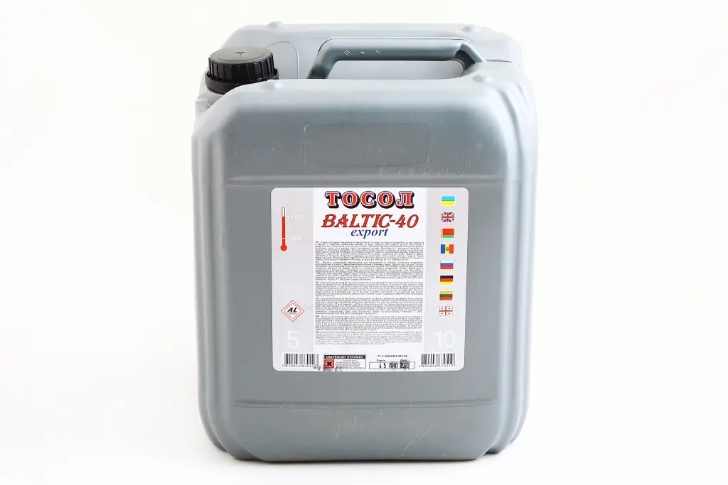 Рідина охолоджуюча тосол -22° "Baltic-40" 10л, фото 1