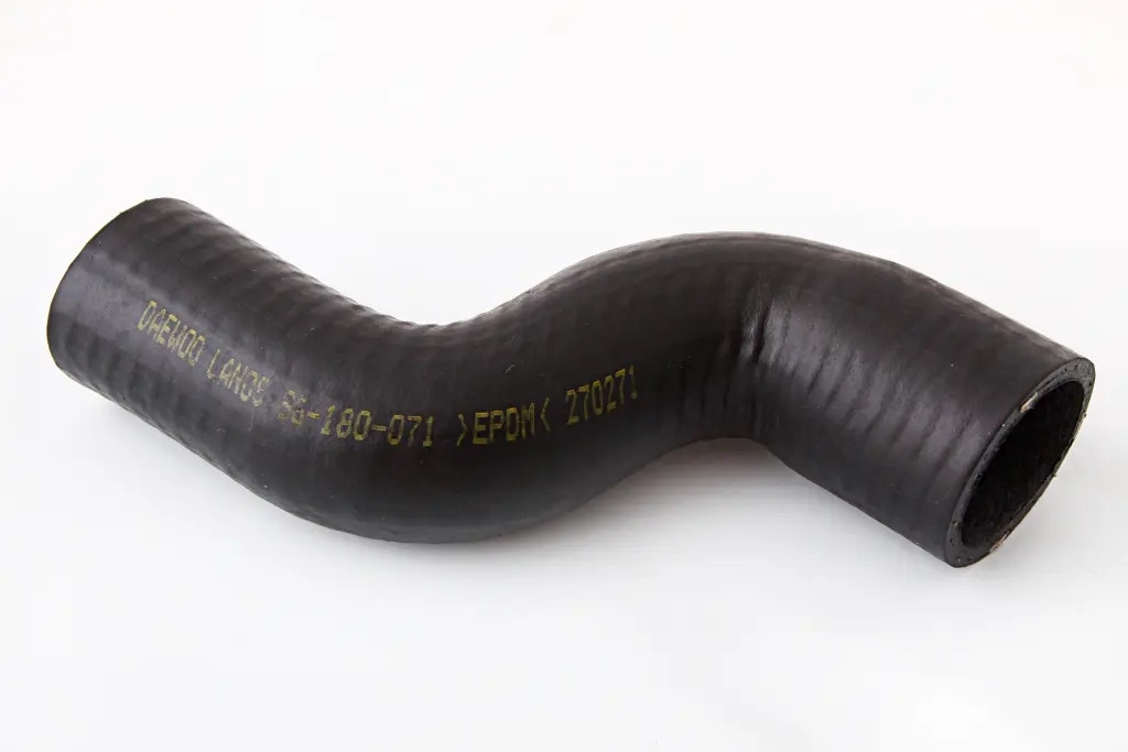 Патрубок радіатора Ланос помпа "Резинопласт", фото 1